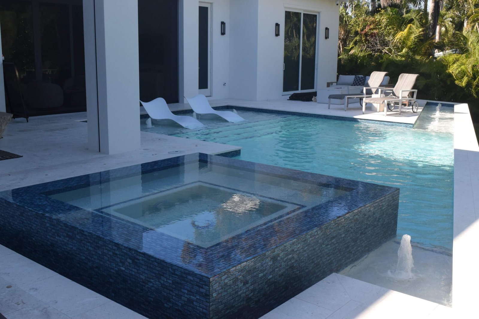 spa construction: add spa to existing pool for spa additions