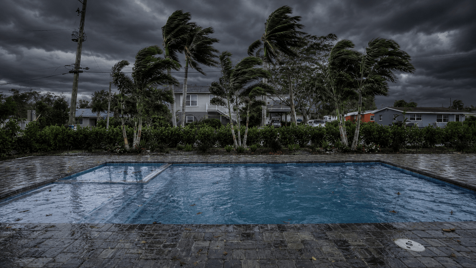 pool prep for hurricane